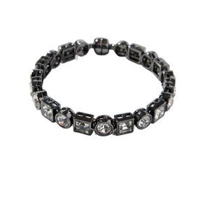 Chico's Bracelet Rhinestone Magnetic OS Pave Glamour Neutral NEW $49